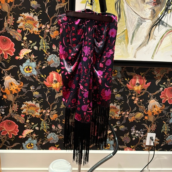 Sabina Misayev patterned fringe skirt. Worn once. - Picture 7 of 8